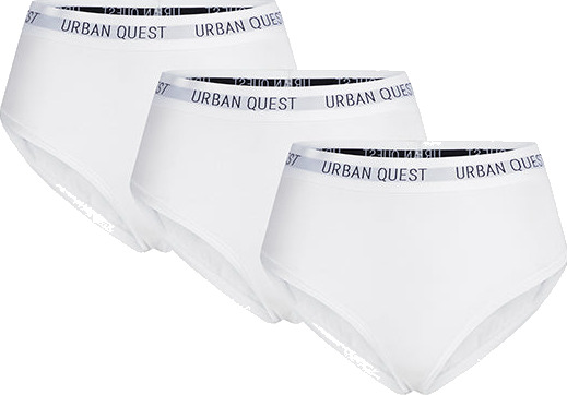Urban Quest 3-pack Bamboo Maxi Truse Farge: Hvit Størrelse: XS Kvinner Urban Quest 3-pack Bamboo Maxi Truse Farge: Hvit Størrelse: XS Kvinner