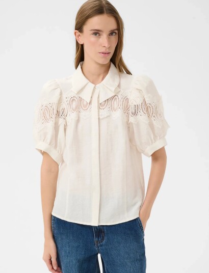 Karen By Simonsen Kburith Frosty Blouse   White   34