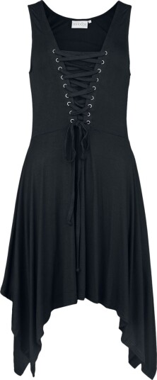 Innocent Goth Kort kjole Euanthe kjole S til 4XL Damer svart