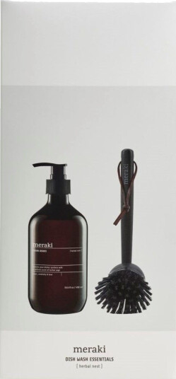 Meraki Gift Box Dish Wash Herbal Nest 490 ml + 1 stk Gaveeske