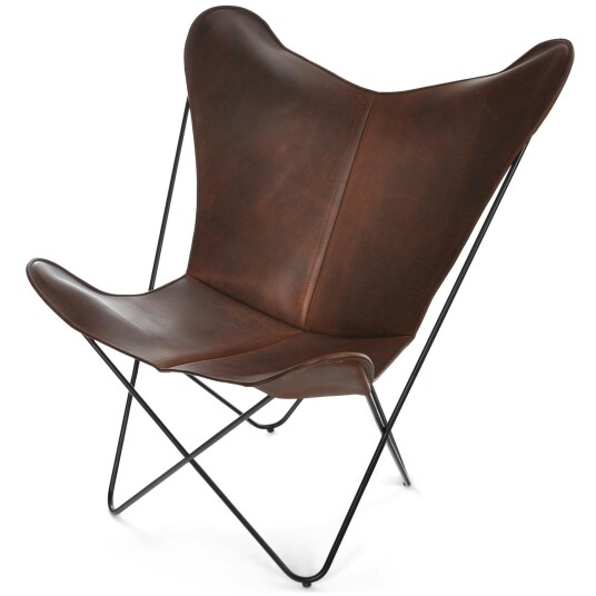 Ox Denmarq Papillon Flaggermusstol Sort/Mocka
