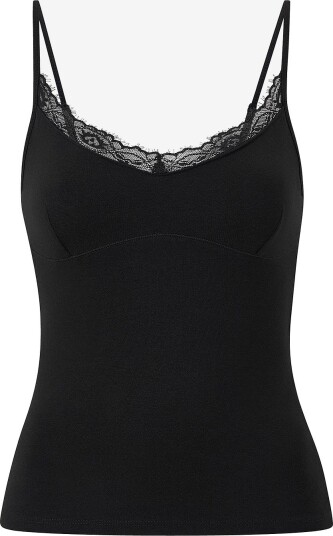 Gina Tricot Singlet Lace strap singlet Svart Gina Tricot Singlet Lace strap singlet Svart