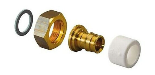 Uponor Q&E Rettnippel med løpemutter 22 x 3/4" Uponor Q&E Rettnippel med løpemutter 22 x 3/4"