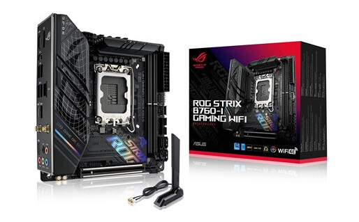 ASUS ROG STRIX B760-I GAMING WIFI Hovedkort, LGA 1700, DDR5, Mini-ITX
