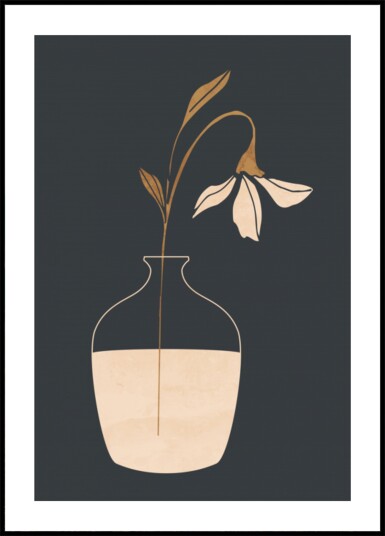 Graceful Botanical Vase Plakat / 50x70 Graceful Botanical Vase Plakat / 50x70