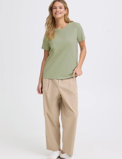 Fransa Frzashoulder Tee 1 Green XS Fransa Frzashoulder Tee 1 Green XS