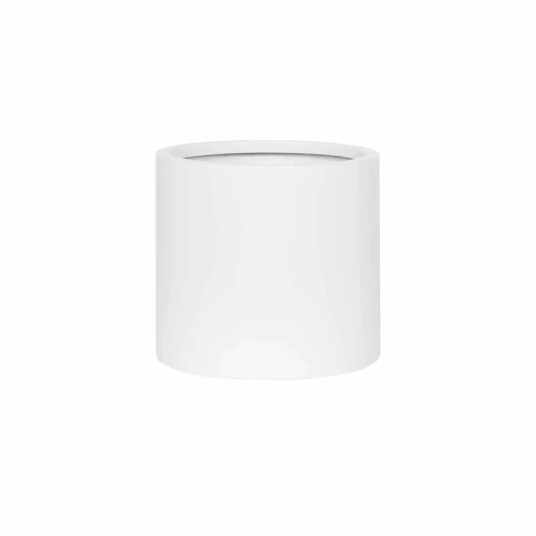 Homefactory Fiberstone Round plain matt white 302029
