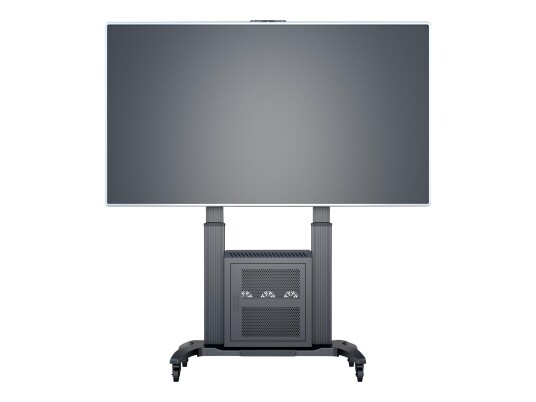 Multibrackets M Public Floorstand Dual Pillar 180 HD with AV Cabinet - vogn - for LCD-skjerm - svart Multibrackets M Public Floorstand Dual Pillar 180 HD with AV Cabinet - vogn - for LCD-skjerm - svart