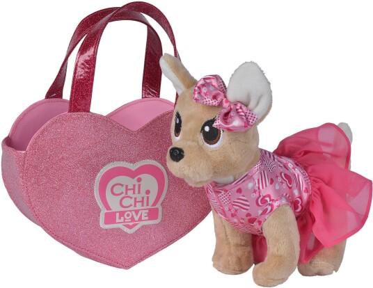 ChiChi Love Kosedyr Hund med Hjerteformet Veske ChiChi Love Kosedyr Hund med Hjerteformet Veske