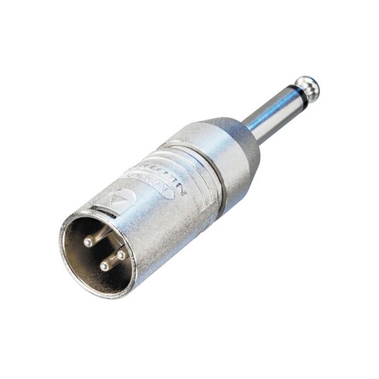 Nedis XLR Adapter 3p Han 6.35 Mm Sølv