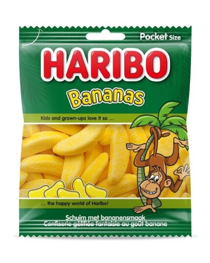 Haribo - Bananas 70g Haribo - Bananas 70g