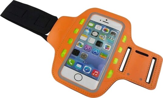 LED Sportsarmbånd for smarttelefon   Orange