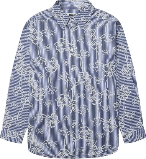 Woodbird Wbbrooks Emb Shirt Blue S