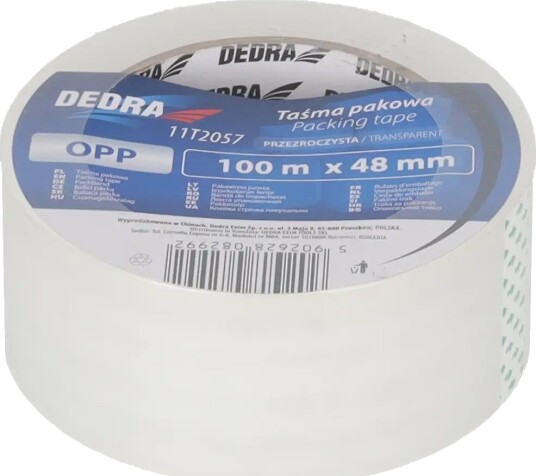 Dedra Pakketape 48mm x 45m Transparent