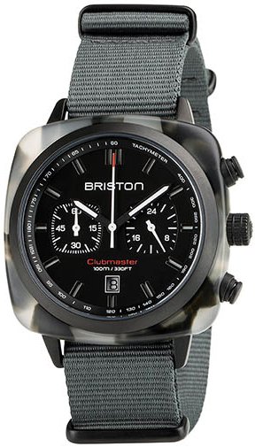 Briston Herreklokke 18142 PBAM GTS 3 NG Clubmaster Sort/Tekstil