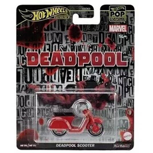 Hot Wheels Marvel Deadpool Scooter 1:64 Diecast Hot Wheels Marvel Deadpool Scooter 1:64 Diecast
