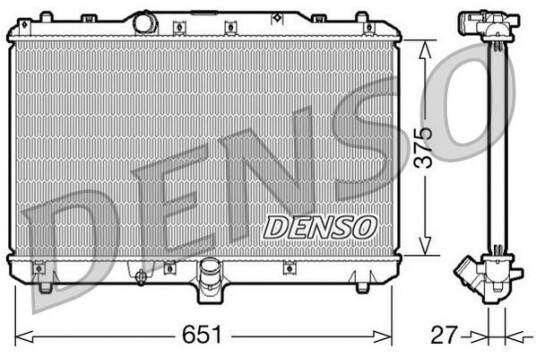 Radiator DENSO DRM47022