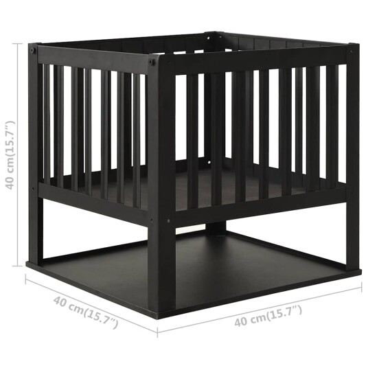 vidaXL Bålfat 40x40x40 cm stål vidaXL Bålfat 40x40x40 cm stål