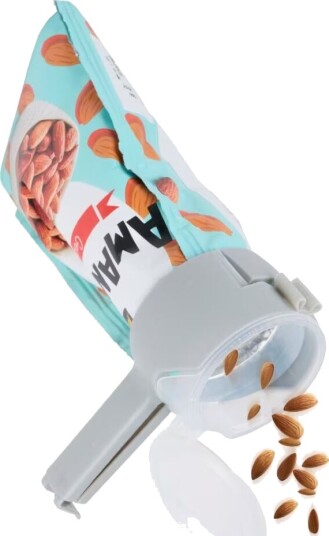 Alpina Klemmer 2 I 1 For Å Lukke Poser Med Dispenser 2 Stk.
