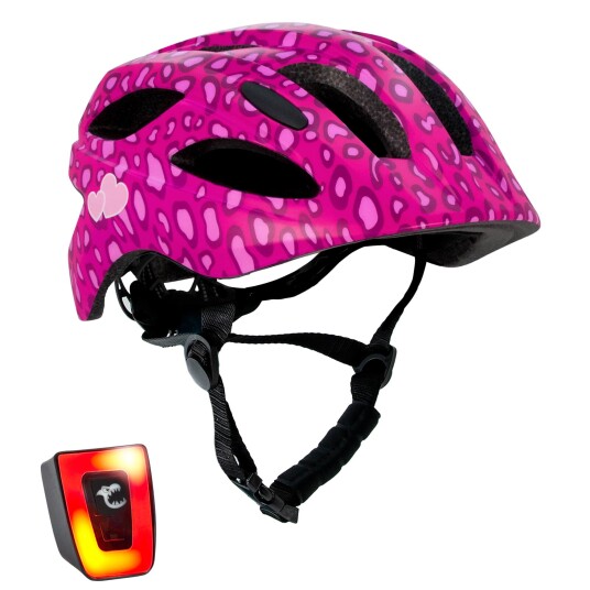 Crazy Safety Spots Bicycle Helmet Pink CS200203