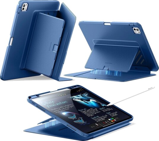 ESR Hybrid Folio etui for iPad Pro 11" 2024/2025 Blå