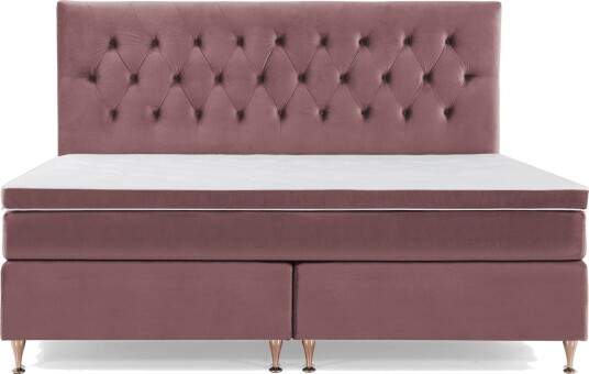 Royal Velvet Komplett Sengepakke 210x210 cm Rosa Fløyel/Rosében