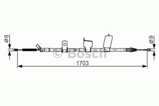 Bremsewire BOSCH 1 987 482 338 Bremsewire BOSCH 1 987 482 338