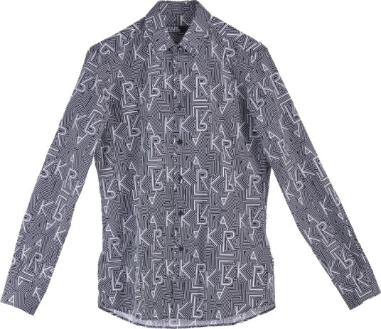 Karl Lagerfeld Herre Skjorter Flerfarget 3XL,