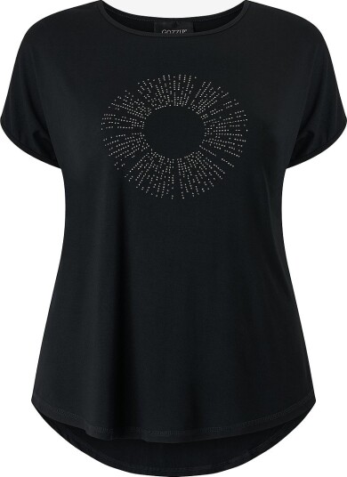 Gozzip T skjorte GGitte T shirt with stones Svart