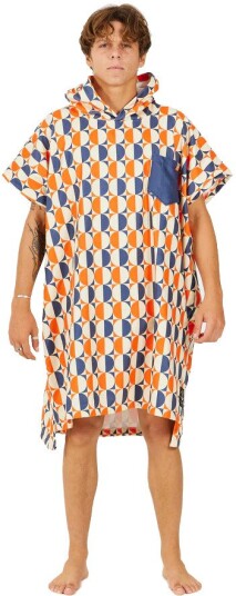 After Essentials Poncho Swim Club Vertigo Sun orange