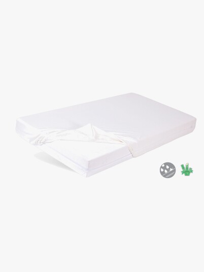 BabyMatex Hygienic Waterproof Bamboo Laken Hvitt
