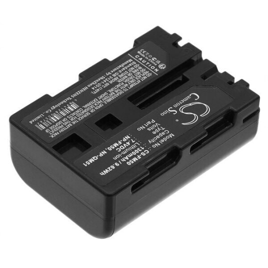 Sony DCR-PC105E batteri (1300 mAh 7.4 V, Grå) Sony DCR-PC105E batteri (1300 mAh 7.4 V, Grå)