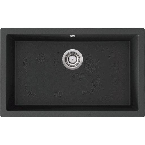 Lavabo Jupiter 800 kjøkkenvask, 75,6x46,6 cm, sort Lavabo Jupiter 800 kjøkkenvask, 75,6x46,6 cm, sort