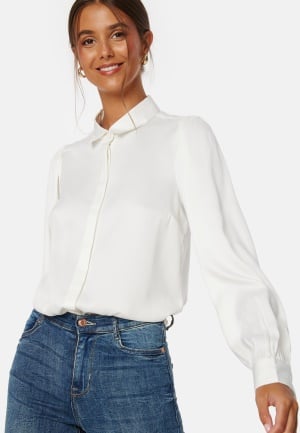 BUBBLEROOM Nicole Puff Sleeve Shirt Offwhite 40