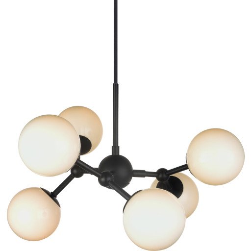 Halo Design Atom Lysekrone Sort/ Opal