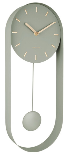 Karlsson Charm Pendulum Veggklokke KA5822DG   Unisex 20 cm Kvarts urverk