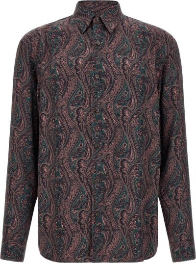 Dries Van Noten Herre Skjorter Flerfarget M,