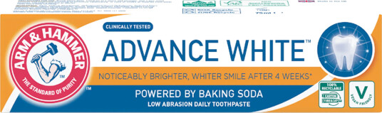 Arm & Hammer Tannkrem Advance White Baking Soda 75 ml. Arm & Hammer Tannkrem Advance White Baking Soda 75 ml.
