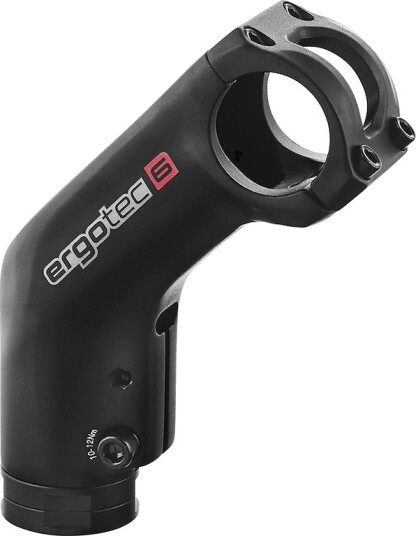 Ergotec High Barracuda frempinne citybike Ø31,8 mm 90 mm lang safety level 6 sort