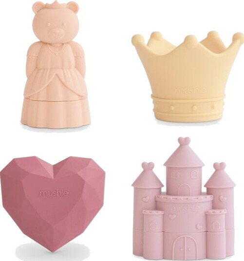 Mushie Princess Bath Play Sett 4-Pakke