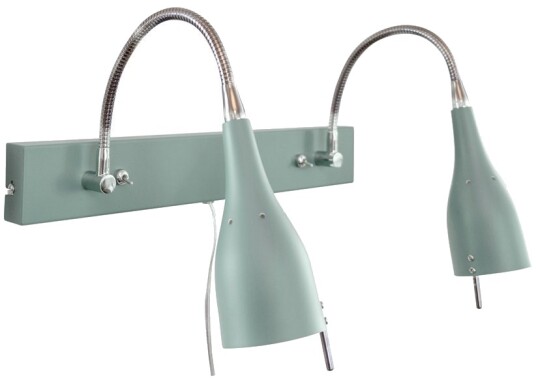 Tanum Duo Vegglampe Bredde 40 Cm Grågrønn Tanum Duo Vegglampe Bredde 40 Cm Grågrønn