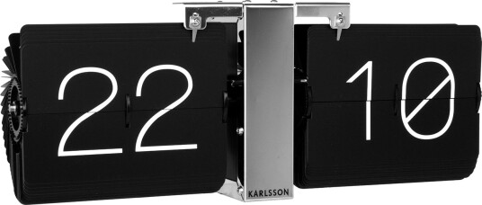 Karlsson Flip Clock No Case Veggklokke KA5601BK