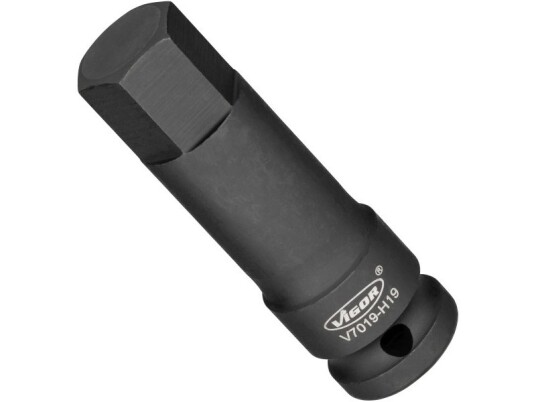 Vigor Kraftpipe 1/2" Metrisk 19mm i Sort med 1 Hoved