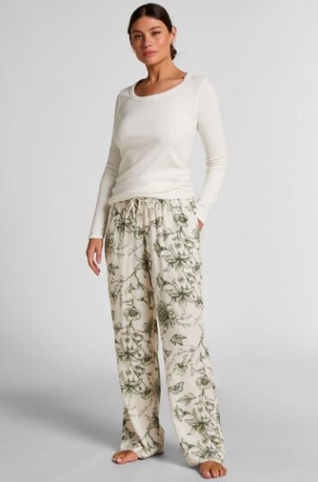 Hunkemöller Pyjamatopp Bomull Hvit