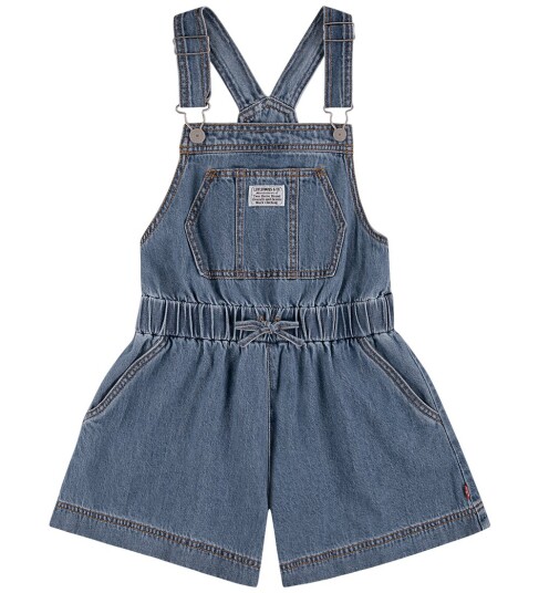 Levi"s Lvg Shortall With Tie At Waist Blue 110 Levi"s Lvg Shortall With Tie At Waist Blue 110