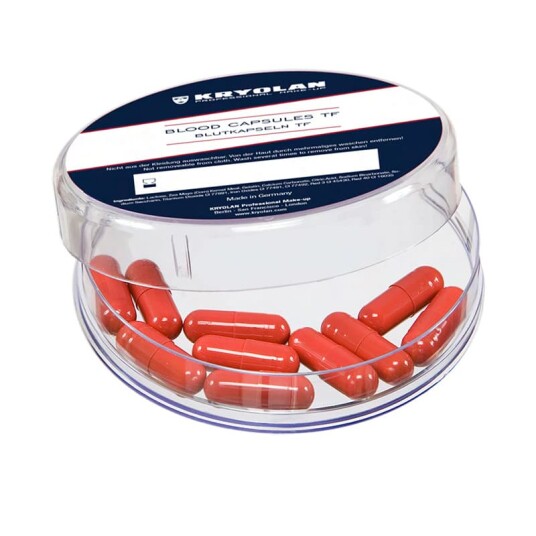 Kryolan Blodkapsler 10 stk