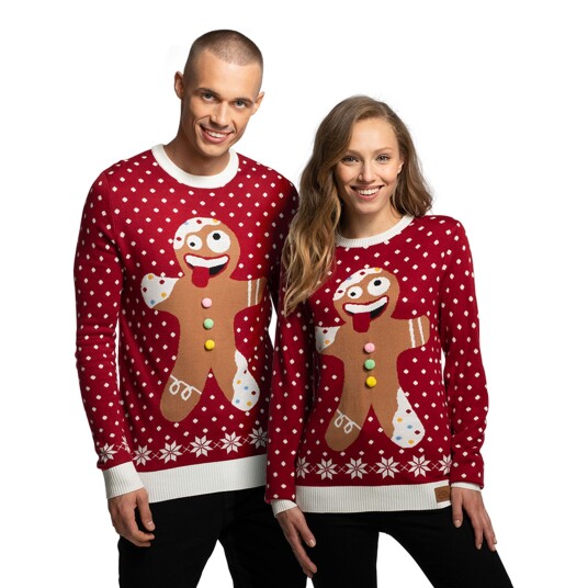 Silly Santa Pepperkake Julegenser - Medium