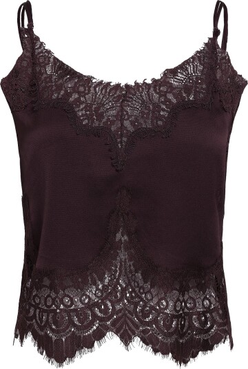 Stella Nova Underlayer Lace Top DARK BROWN 42