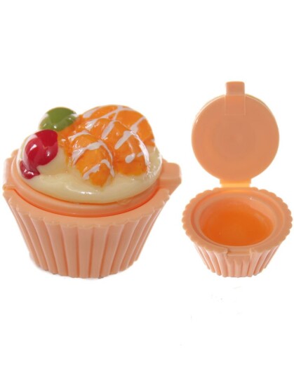 Puckator Orange Muffinsformet Lipgloss med Appelsinsmak