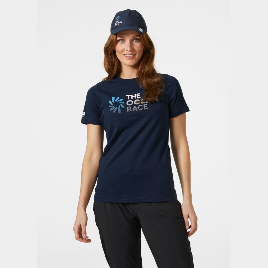 Helly Hansen Dame The Ocean Race T skjorte Marineblå S